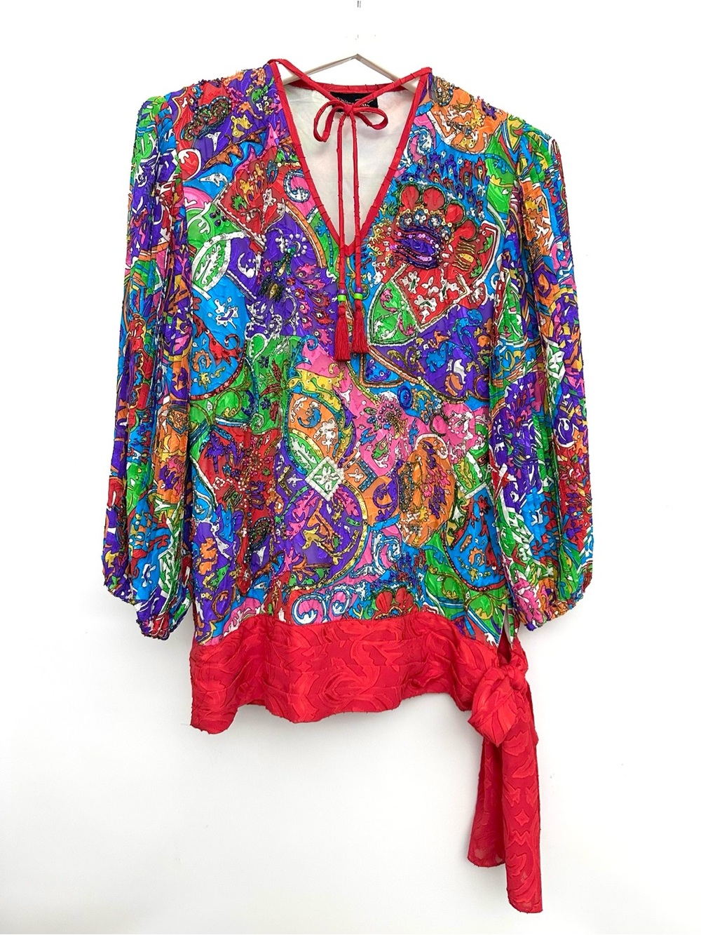 SILK✨ Diane Freis vintage Blouse